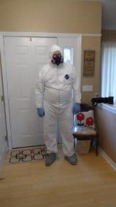 ASHI Home Inspector ready for Mold Inspection